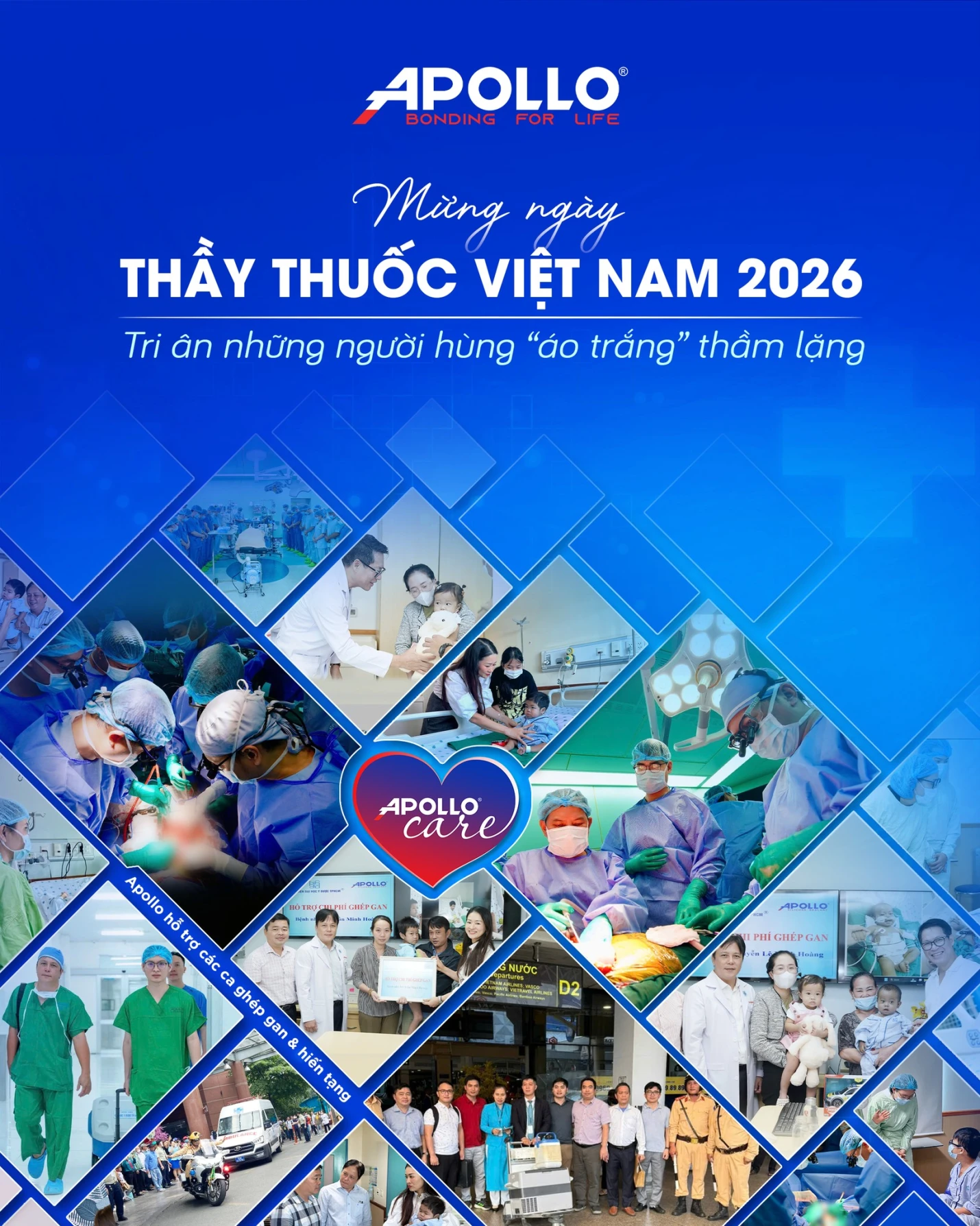 Cùng Apollo nhìn lại những hình ảnh các ca ghép gan & hiến tạng được Apollo phối hợi với Bệnh viện Đại học Y Dược TP.HCM hỗ trợ