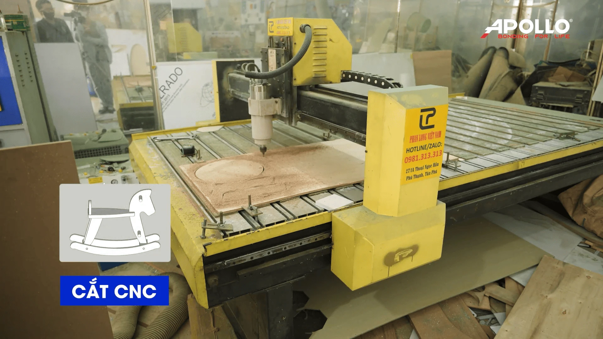 Phương pháp cắt CNC giúp tiết kiệm thời gian so với cắt thủ công, đồng thời đảm bảo các mộng ghép đồng đều và khớp chính xác khi lắp ráp