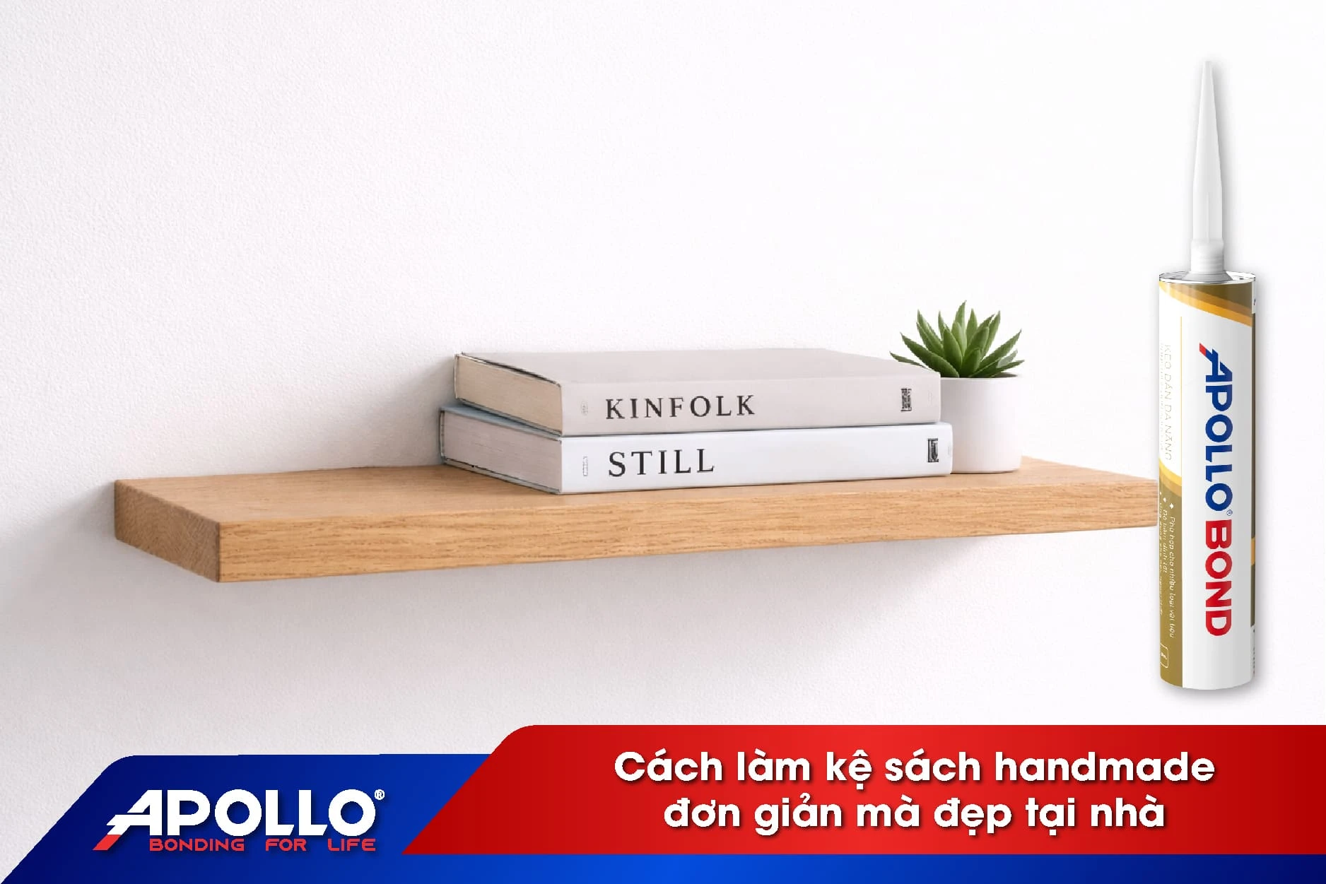 Cách làm kệ sách handmade đơn giản tại nhà