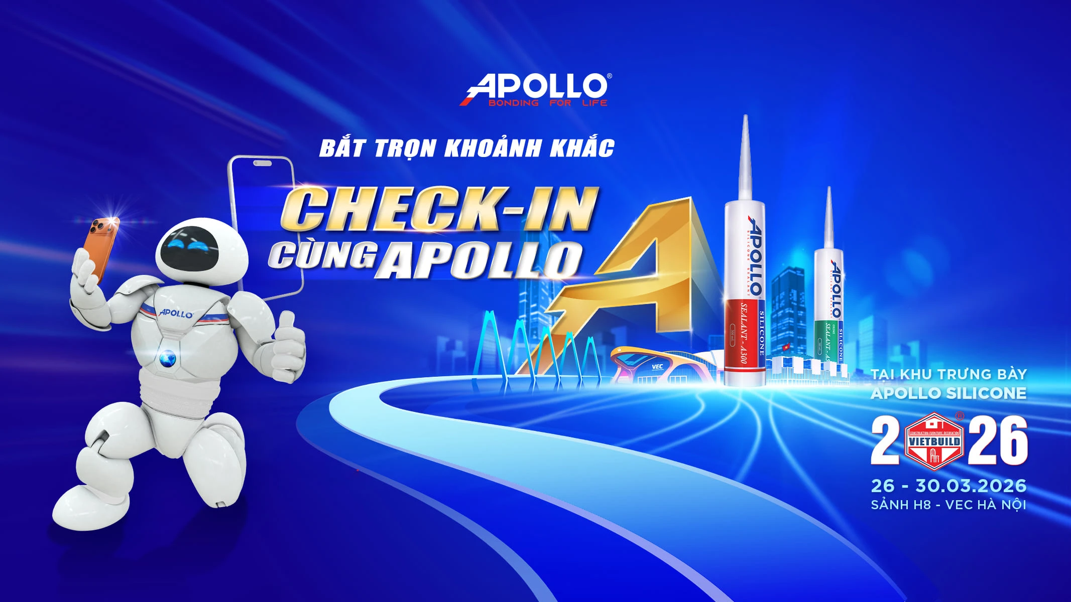 Check in Vietbuild 2026 cùng Apollo