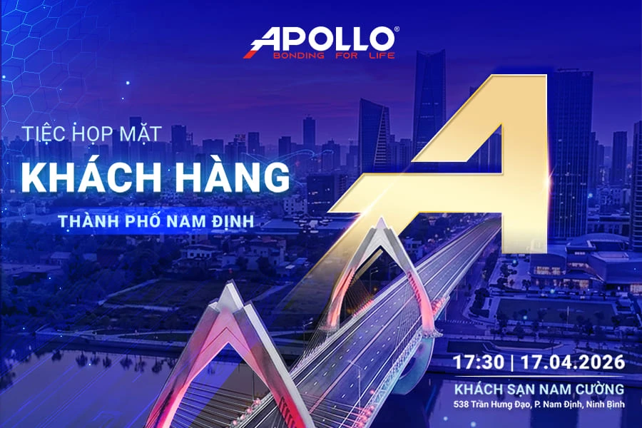 Thư mời tiệc họp mặt Khách hàng Apollo Silicone tại TP. Nam Định