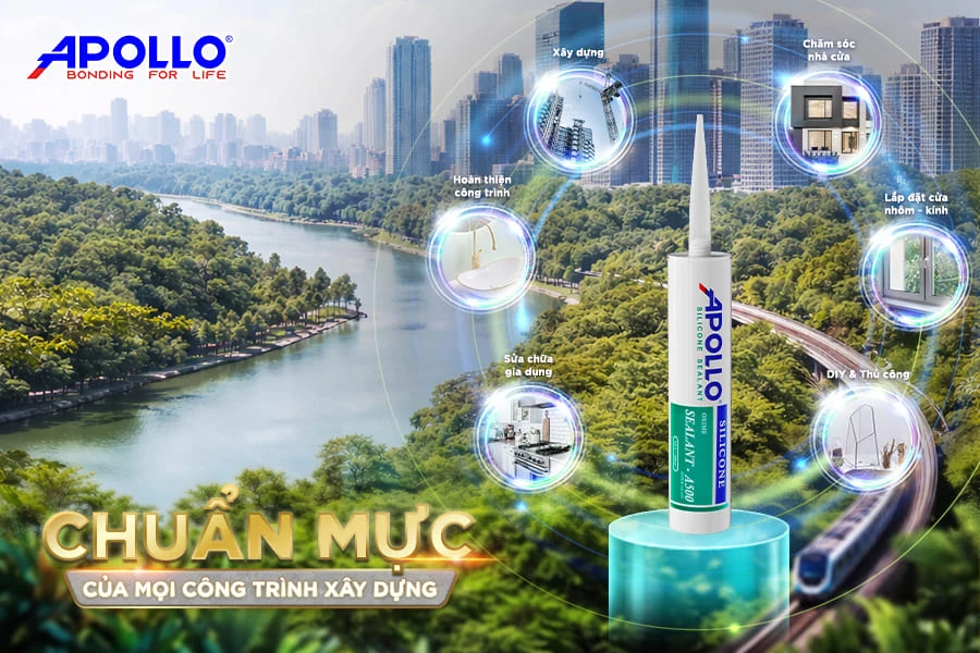 Chuẩn mực cho mọi công trình xây dựng Apollo Silicone A500