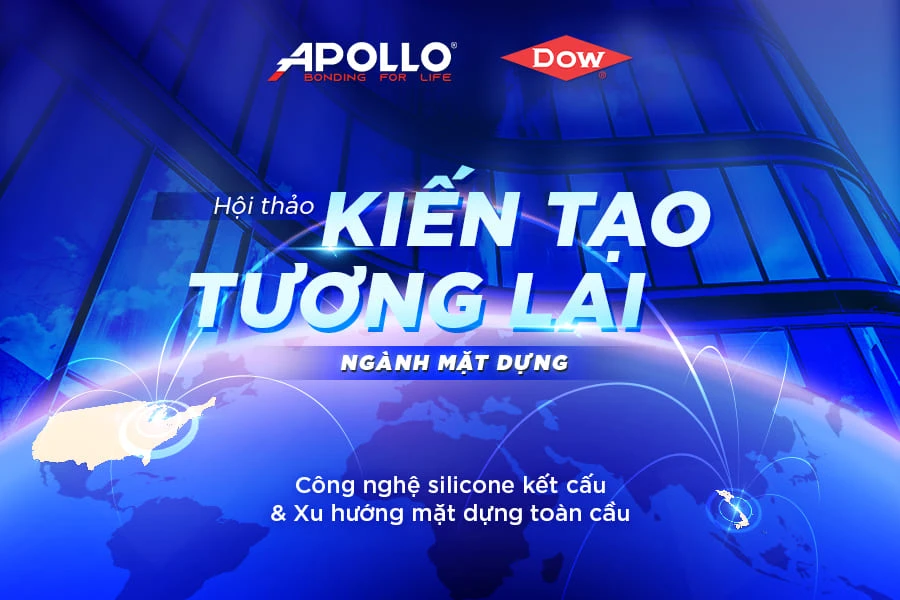 Hội thảo “Kiến tạo tương lai ngành mặt dựng”: Apollo Silicone và Dow