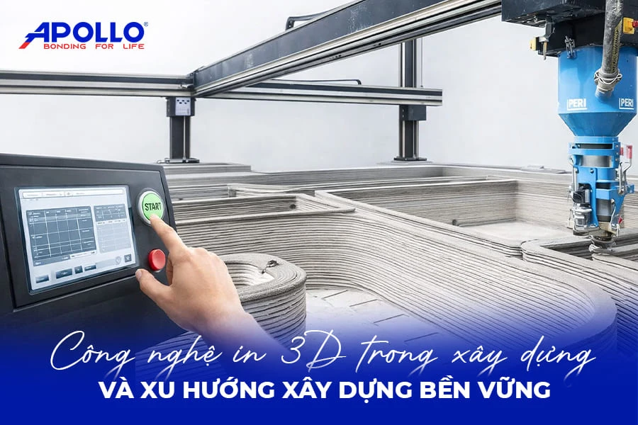 Công nghệ in 3D trong xây dựng và xu hướng xây dựng bền vững