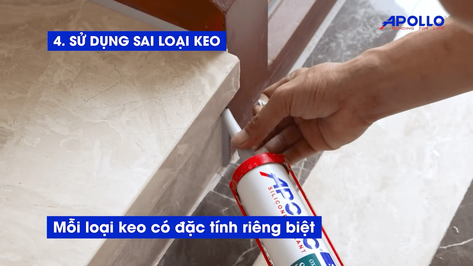 Sử dụng đúng loại keo với vật liệu phù hợp giúp đảm bảo chất lượng mối nối