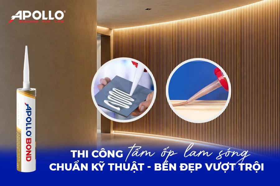 Thi công tấm ốp lam sóng đúng kỹ thuật, bền chắc và thẩm mỹ