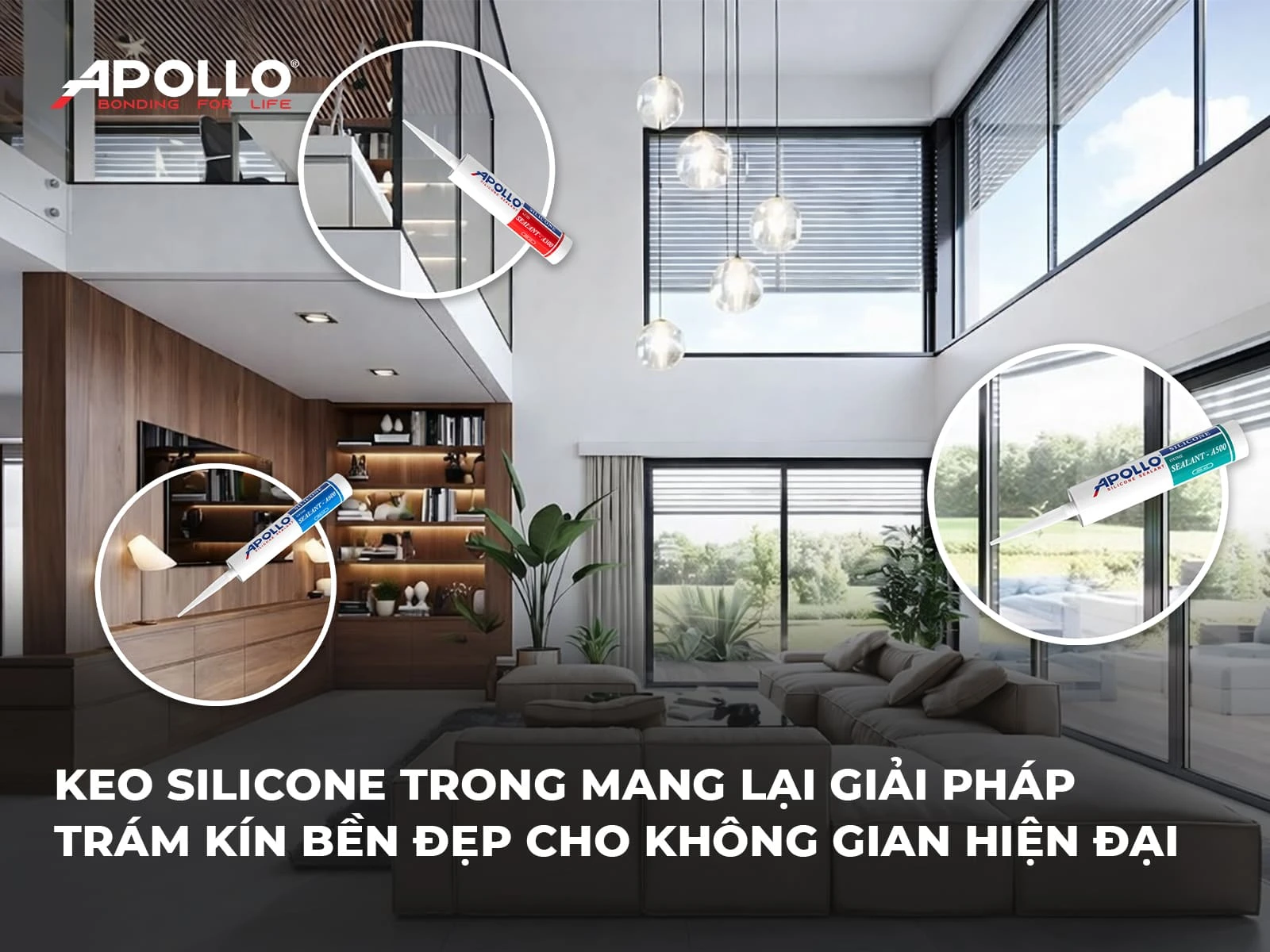 Các sản phẩm keo silicone được ứng dụng rộng rãi trong thi công xây dựng