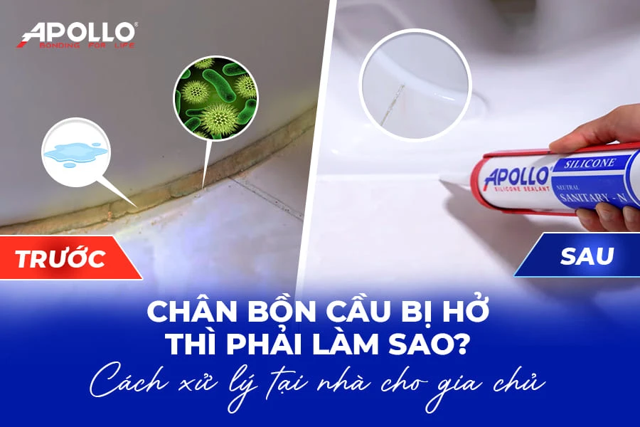 Cách xử lý chân bồn cầu bị hở đơn giản tại nhà cho gia chủ