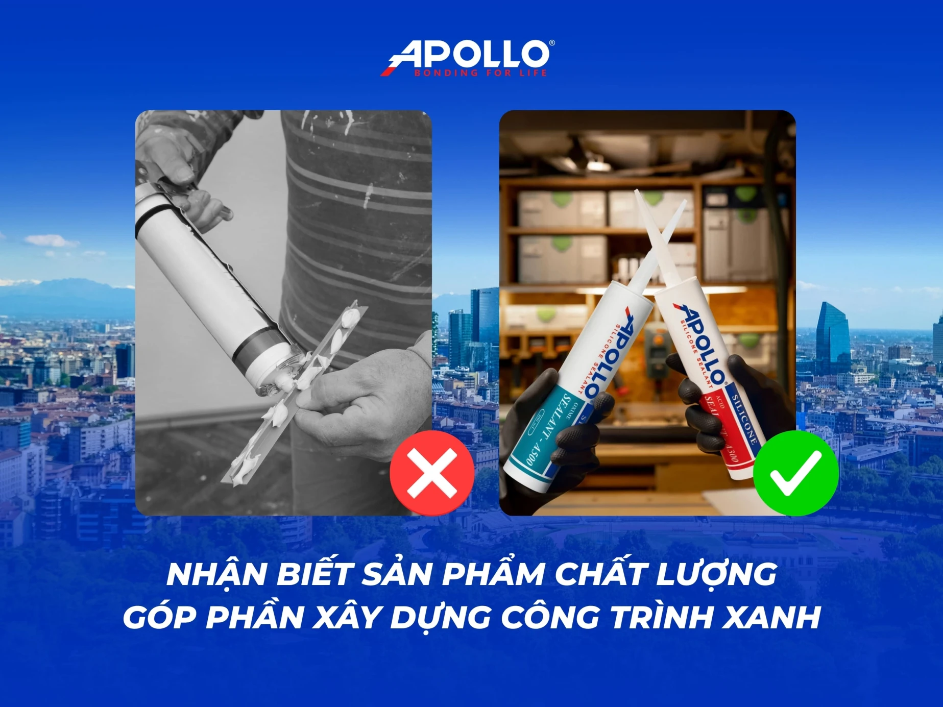 Nhận biết keo silicone chất lượng đảm bảo công trình tốt nhất