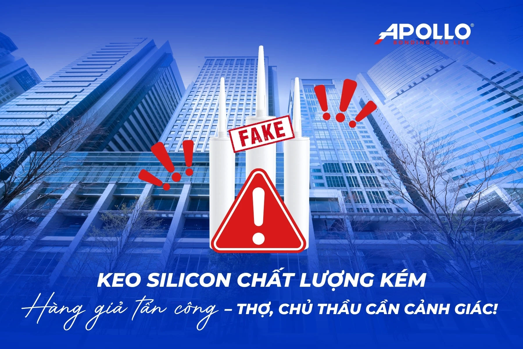 Keo silicone chất lượng kém: Dấu hiệu nhận biết và tác hại