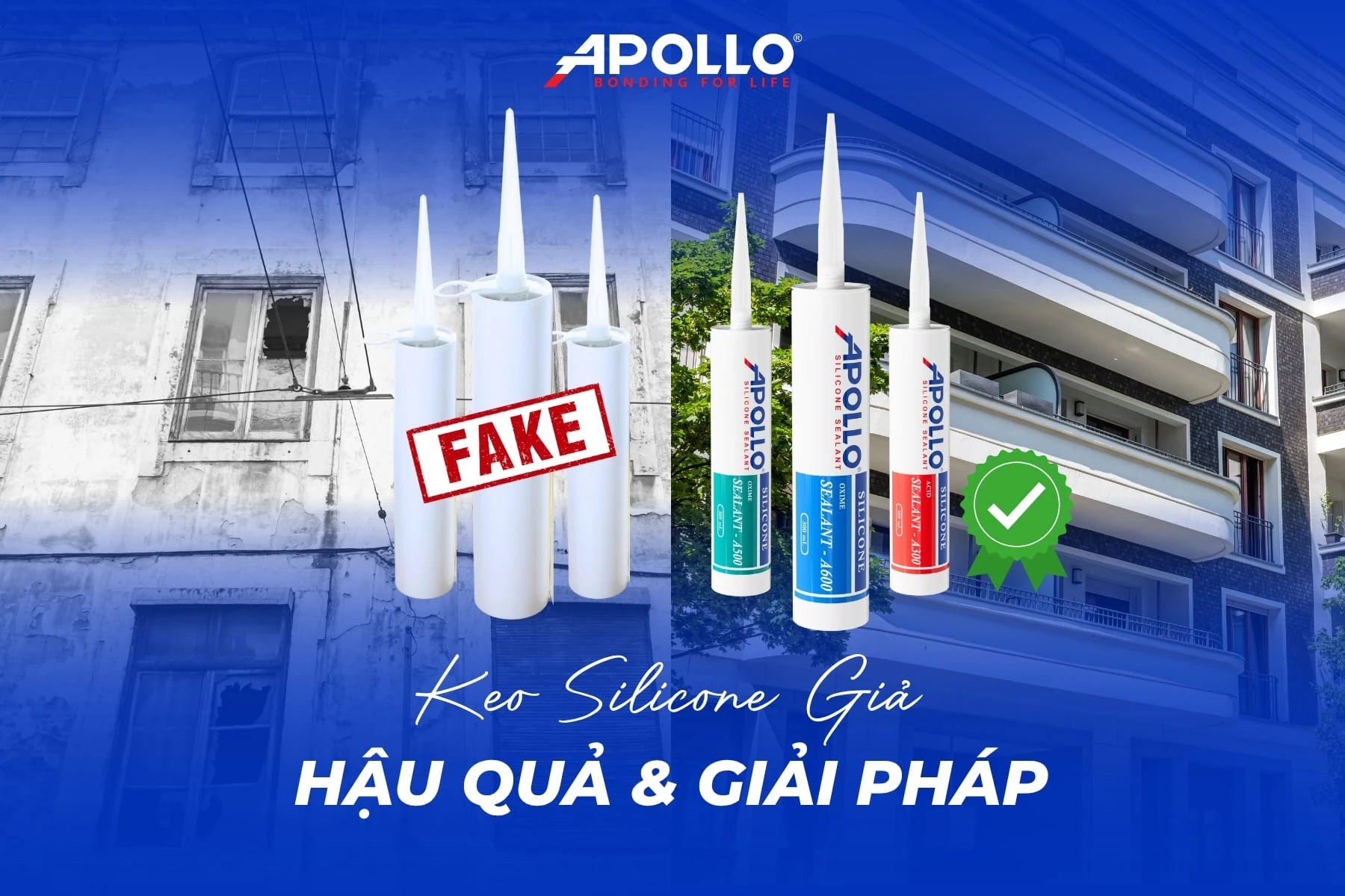 Hậu quả keo silicone giả và cách nhận diện hàng thật