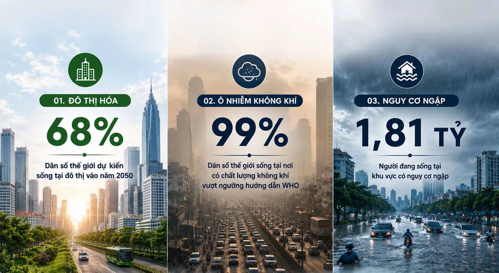 Những lý do khiến đô thị xanh ngày càng được quan tâm