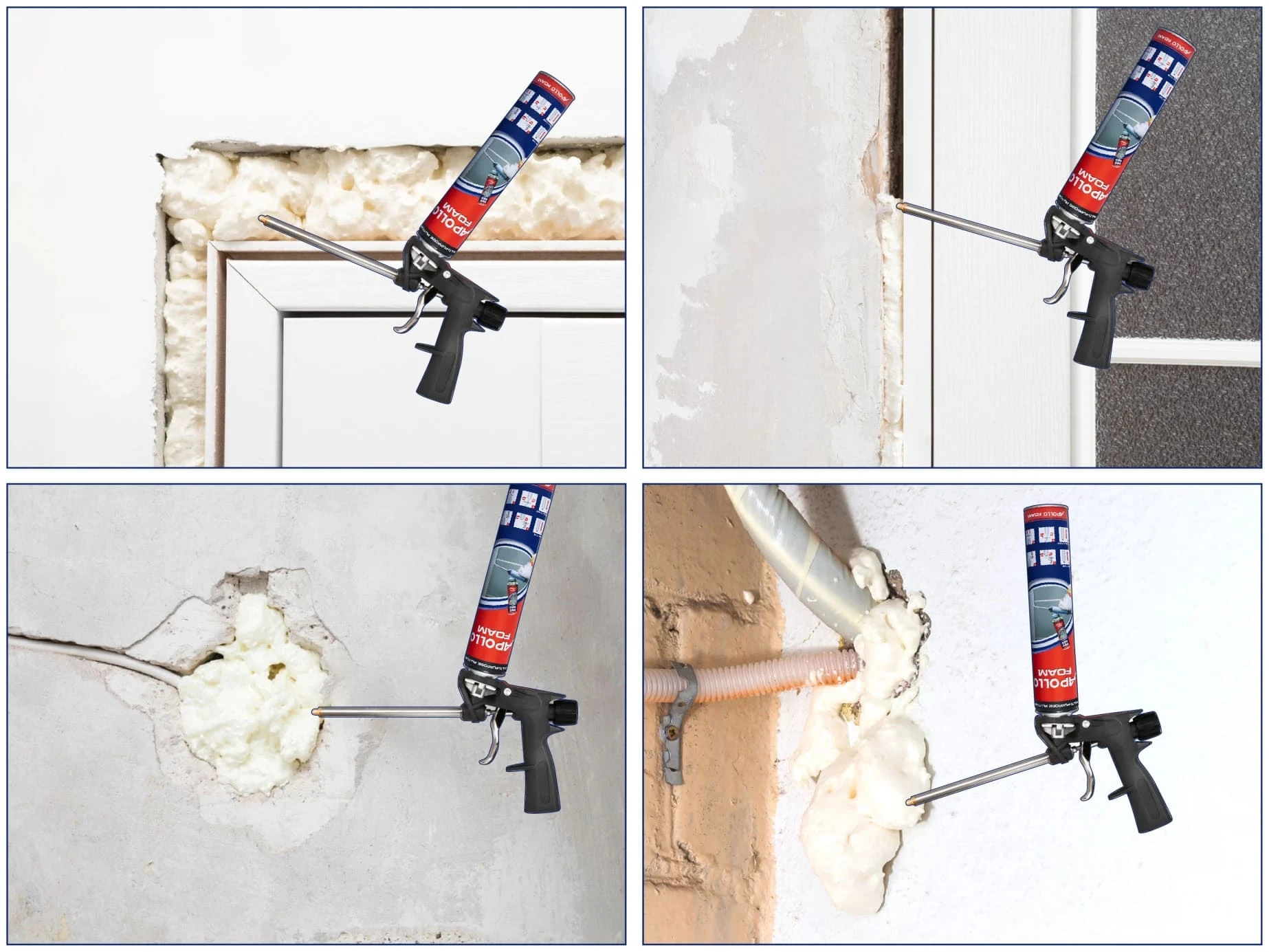 Một số ứng dụng của Keo bọt xốp cách âm cách nhiệt Apollo PU Foam