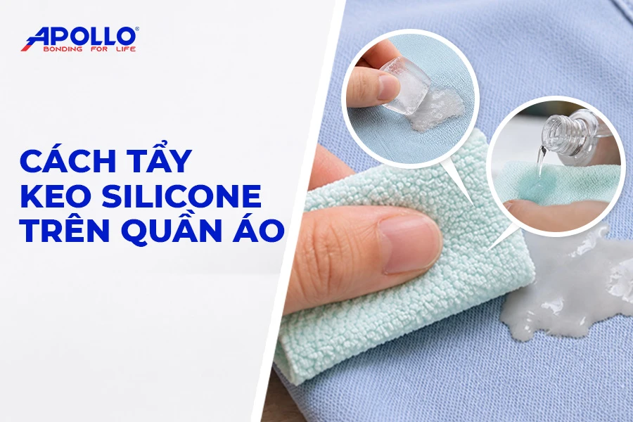 Cách tẩy keo silicon trên quần áo nhanh chóng