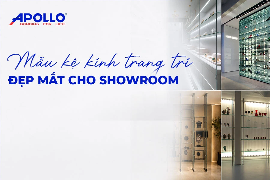 Tổng hợp các mẫu kệ kính trang trí đẹp mắt cho showroom