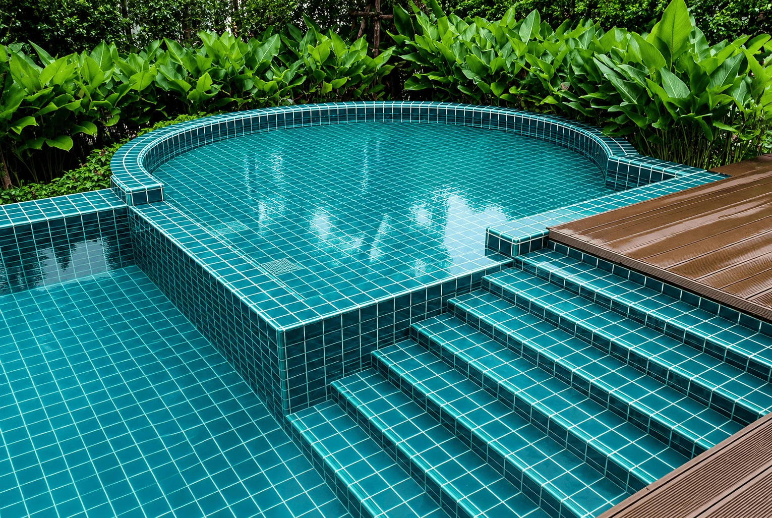 Nhờ thiết kế đa dạng và hiệu ứng ánh sáng độc đáo, gạch mosaic góp phần tạo nên không gian sang trọng, tinh tế