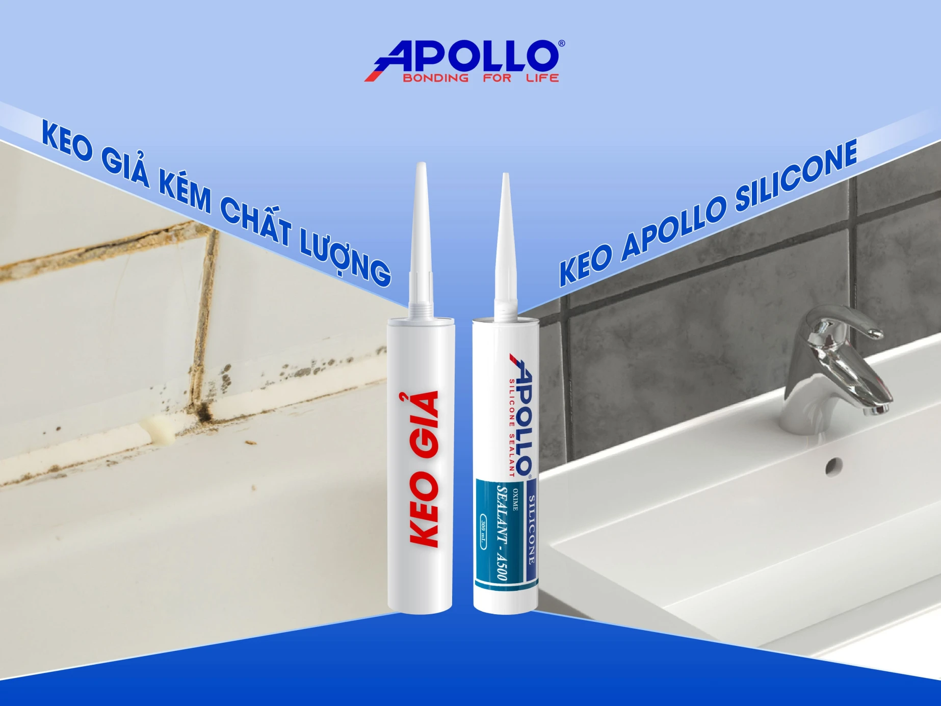 Sử dụng keo giả kém chất lượng khiến mối nối xuống cấp nhanh chóng, từ đó ảnh hưởng đến tuổi thọ và giá trị công trình