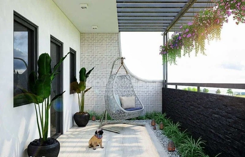 Ban công là nơi thư giãn nhưng dễ phát sinh thấm do chịu tác động thời tiết liên tục