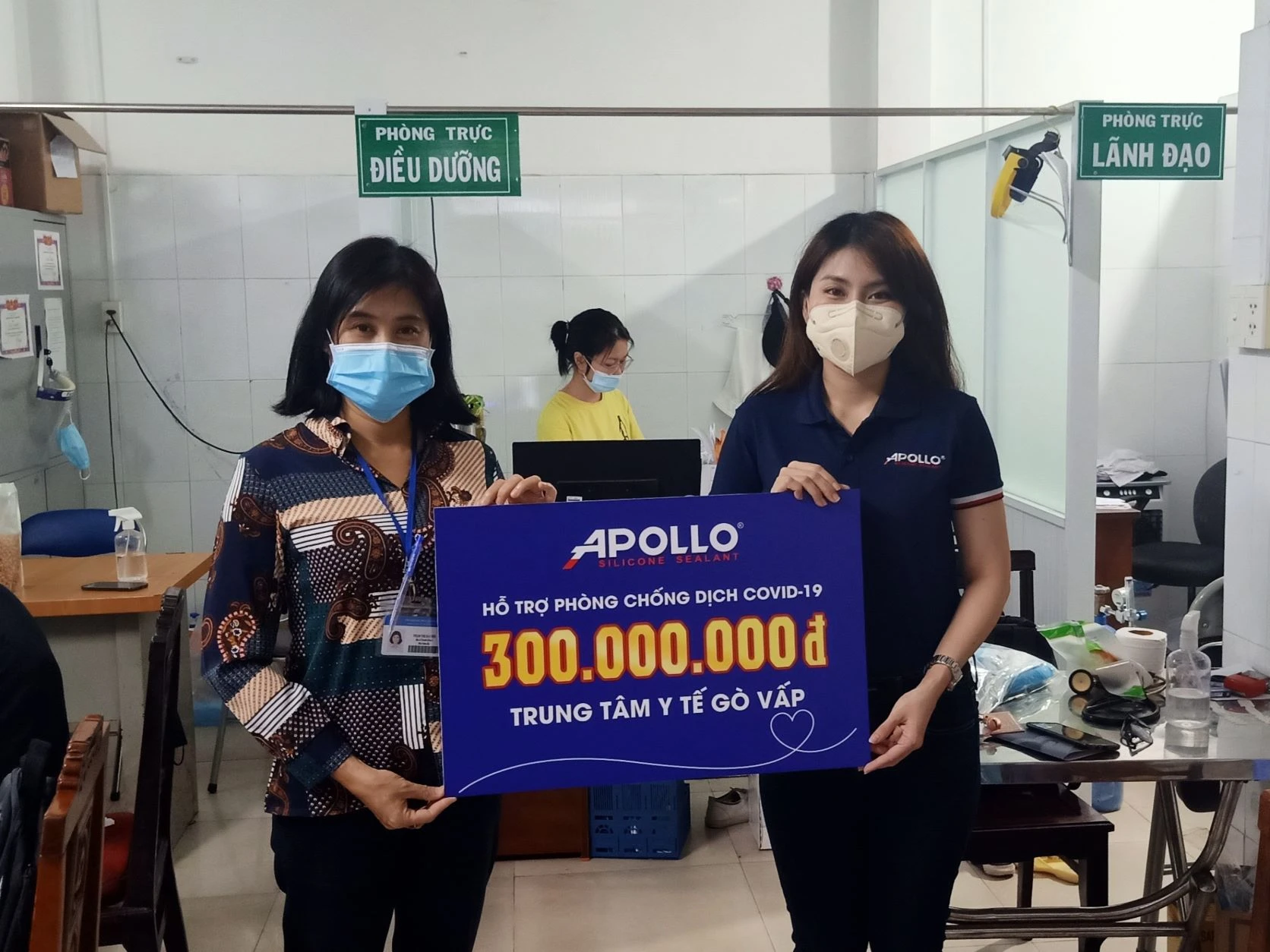 Apollo Silicone đóng góp 300 triệu cho quỹ Vaccine Covid