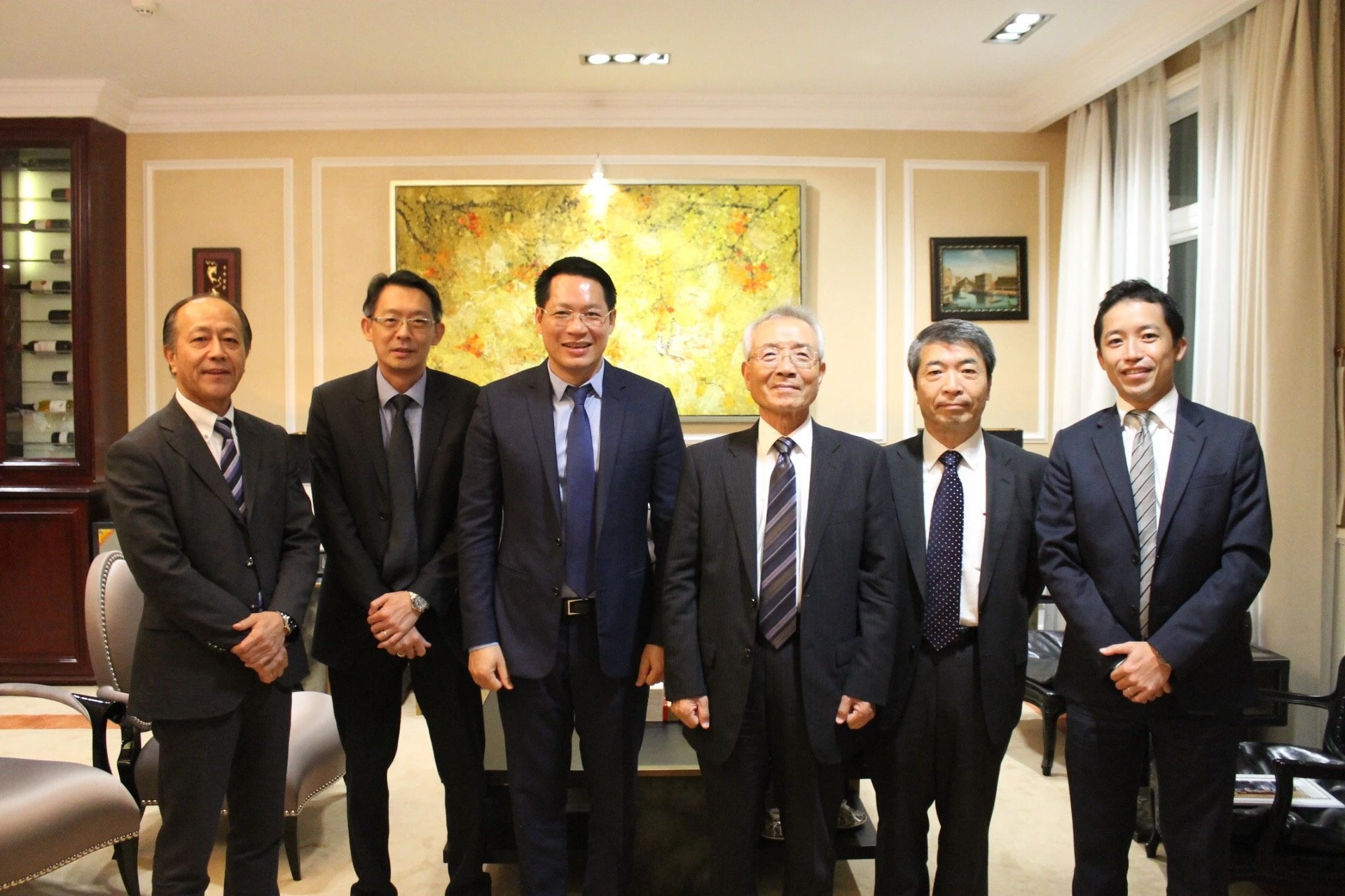 Đoàn lãnh đạo cấp cao Tập đoàn Shinetsu (Nhật Bản) đến thăm và làm việc tại Quốc Huy Anh.