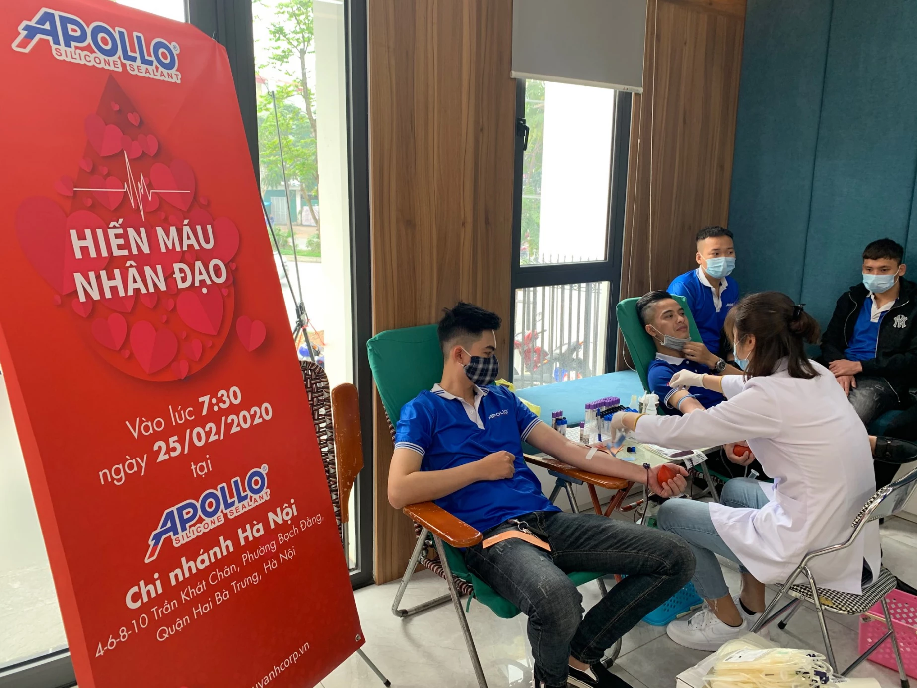 Donating blood helps patients in need of blood for treatment at Viet Duc Hospital