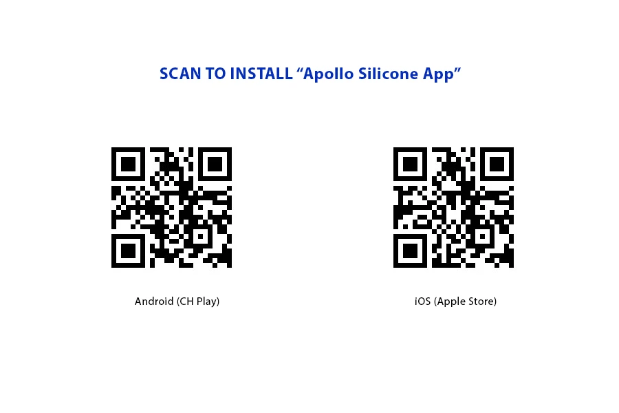 Instructions to install Apollo Silicone software on mobile phones