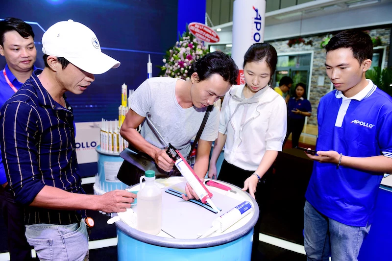 APOLLO silicone and outstanding activities at Vietbuild 2019