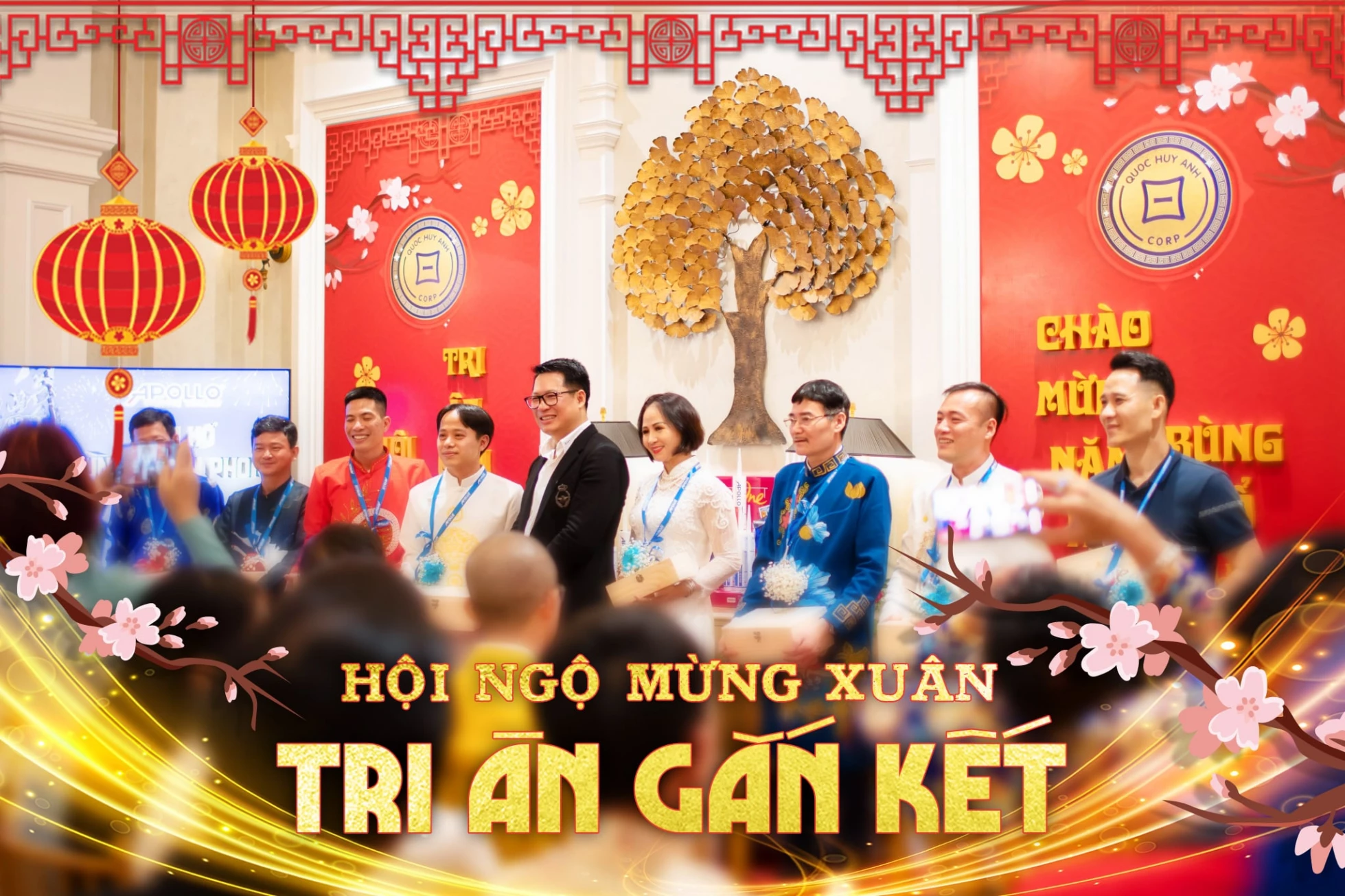 Tiệc mừng xuân Quốc Huy Anh