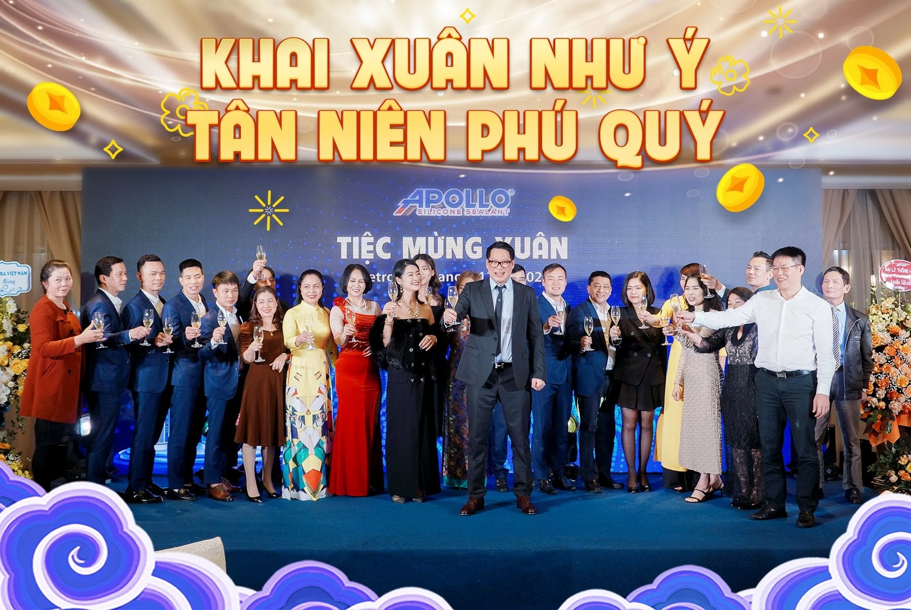 New Year Party at Quoc Huy Anh