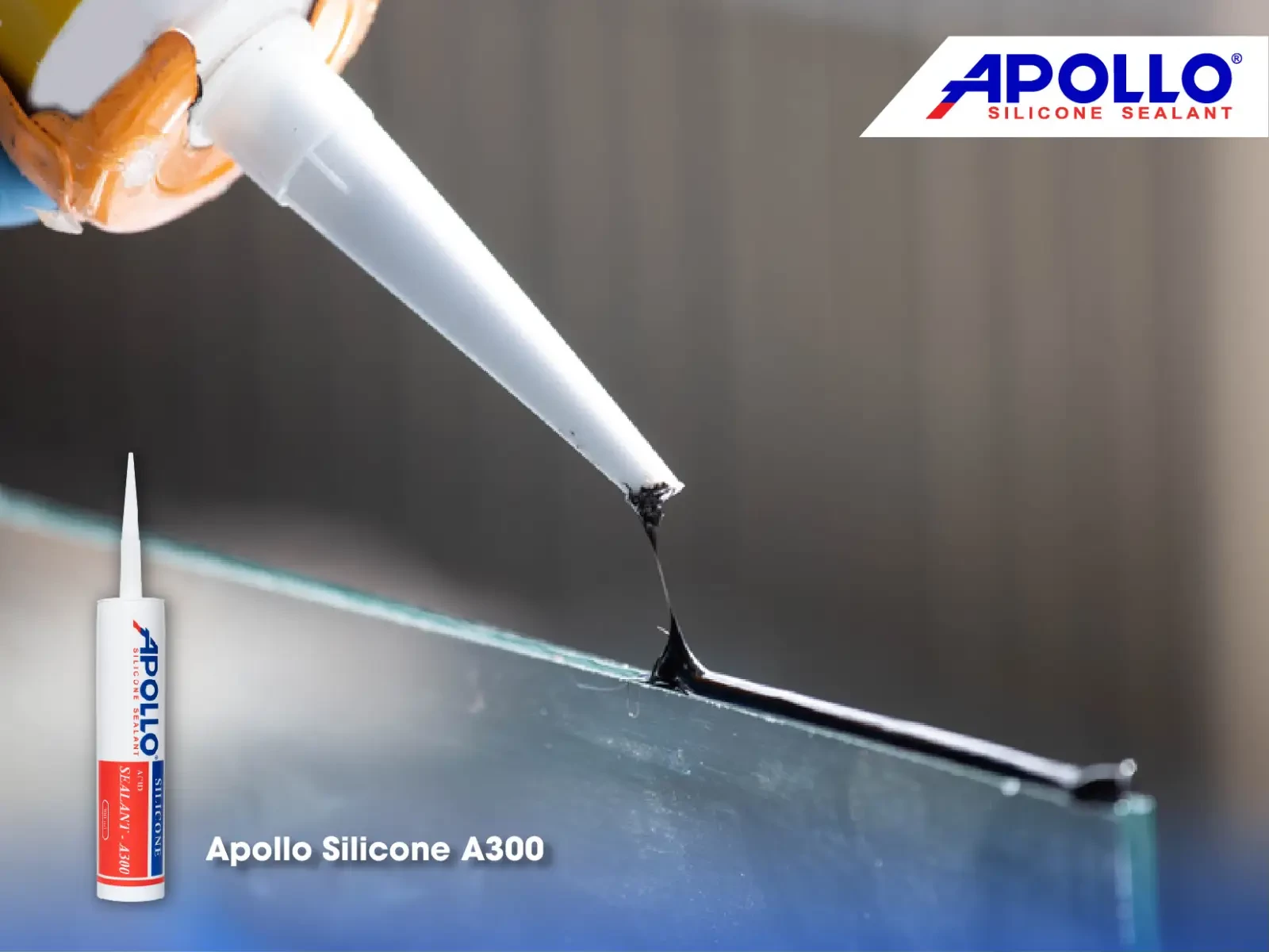 Apollo Silicone A600 được tin dùng để thi công cửa kính trong các công trình