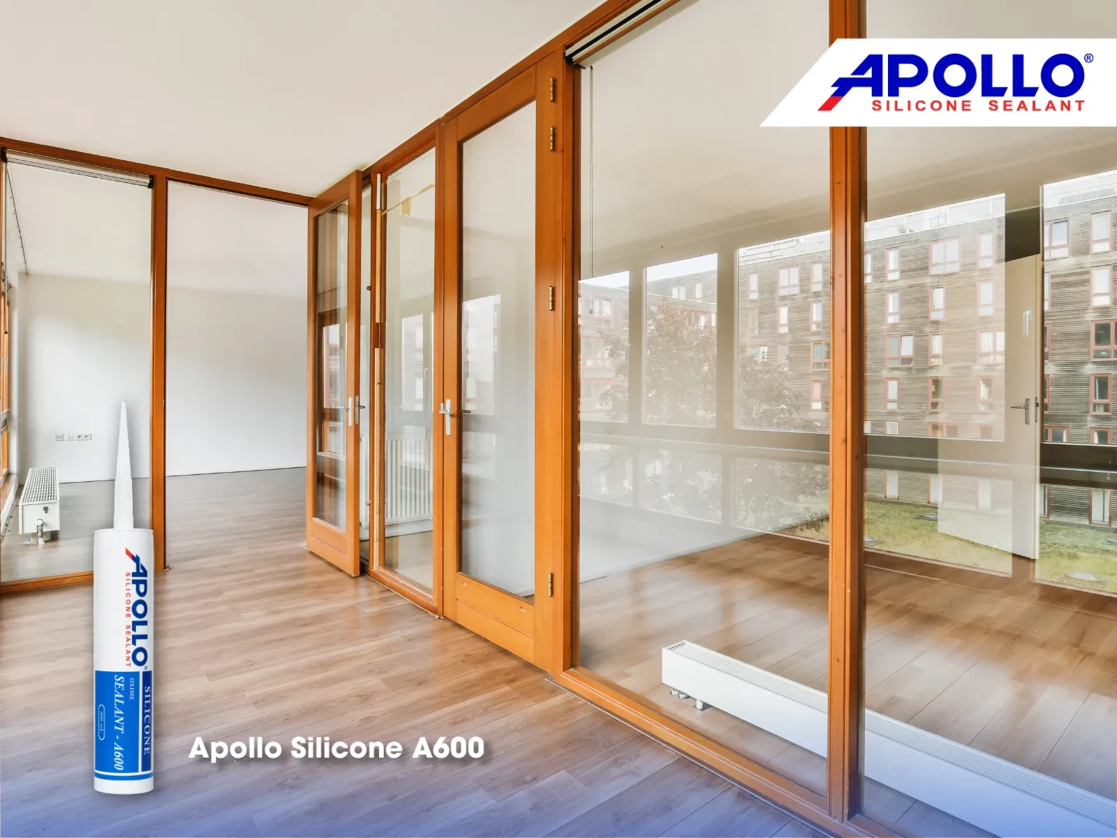 Apollo Silicone là lựa chọn hàng đầu đối với các dự án thi công cửa nhôm kính