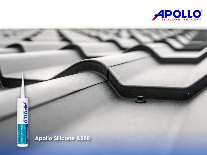 Apollo Silicone A500 - sản phẩm chuyên dùng cho tấm lợp mái tôn bằng nhựa