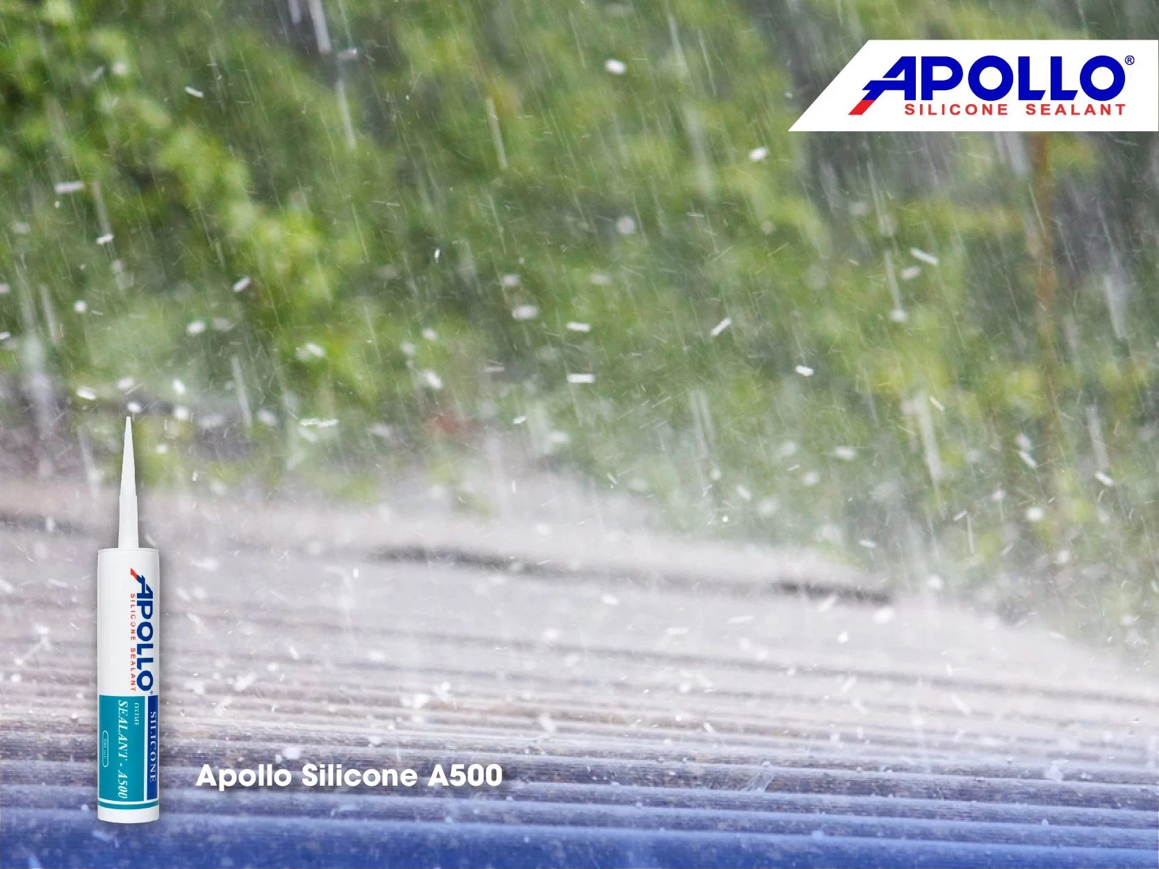 Apollo Silicone A500 giải pháp tối ưu cho việc chống thấm mái tôn nhựa
