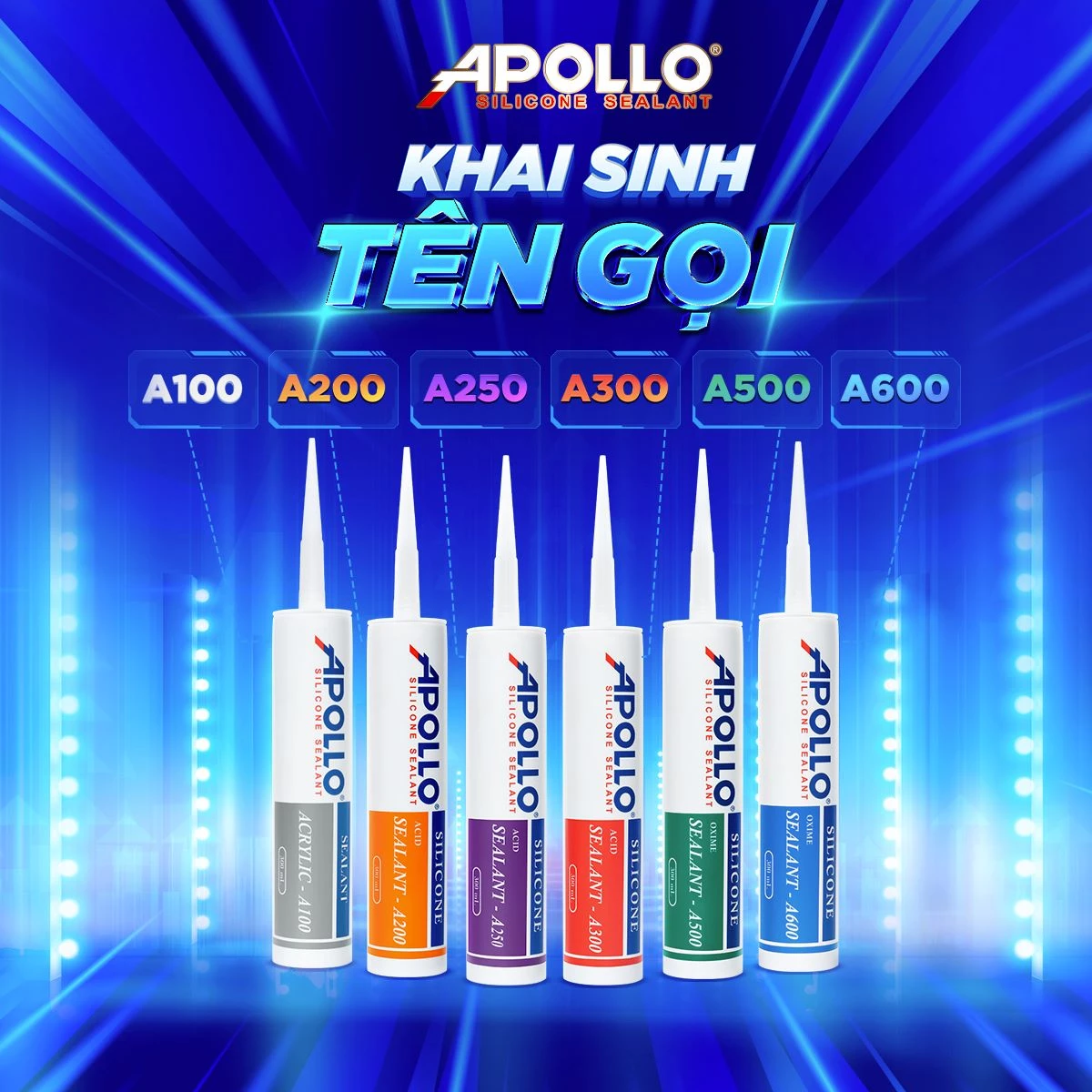 Apollo Silicone - Thương hiệu khai sinh tên gọi cho các dòng chất trám silicone tại thị trường Việt Nam