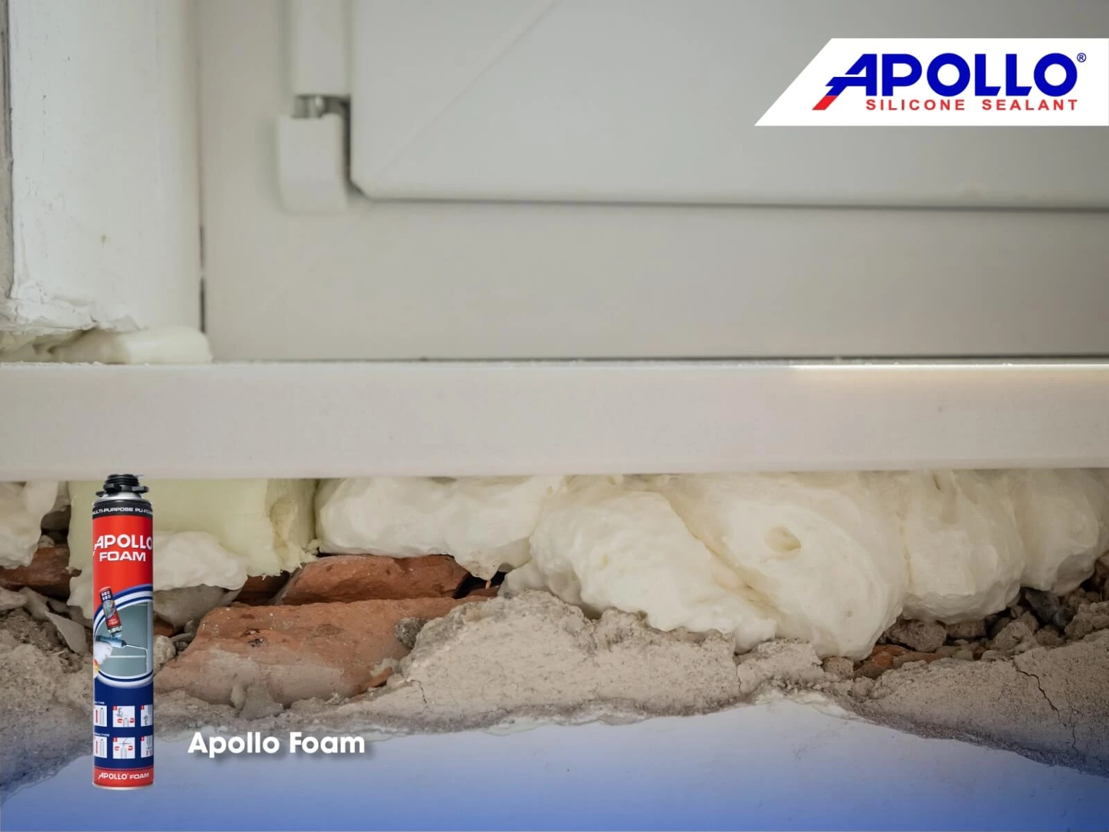 Keo bọt nở Apollo PU Foam có nhiều tính chất vượt trội đem lại khả năng trám trét hiệu quả