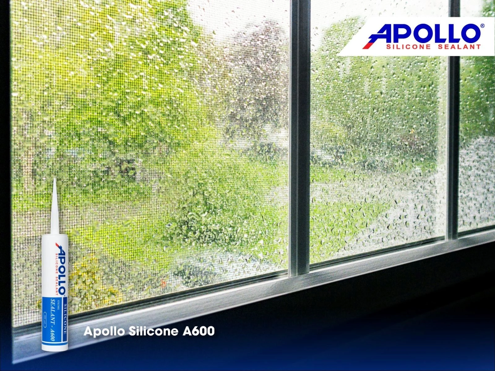 Sử dụng Apollo Silicone A600 trám trét vị trí cửa sổ, cửa ra vào của nhà ở