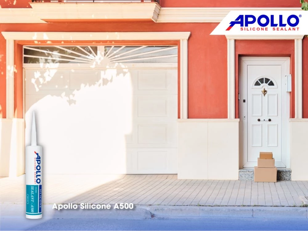 Sử dụng Apollo Silicone A500 giúp khung cửa đẹp, chắc chắn và tiết kiệm chi phí sửa chữa