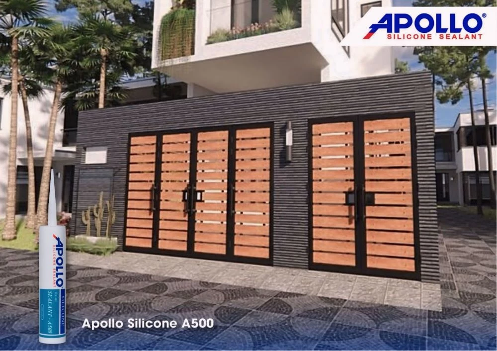 Apollo Silicone A500 - chất trám chuyên chuyên dụng cho việc trám trét vết nứt tường