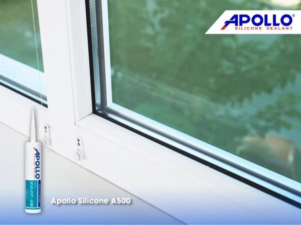 Các khe hở khung cửa sổ cần được trám kín bằng Apollo A500 để chống thấm, ngăn chặn ẩm mốc