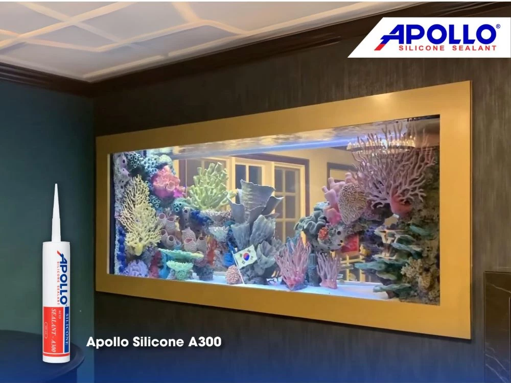 Apollo Silicone A300 - chất trám chuyên dụng gắn kết bể cá treo tường