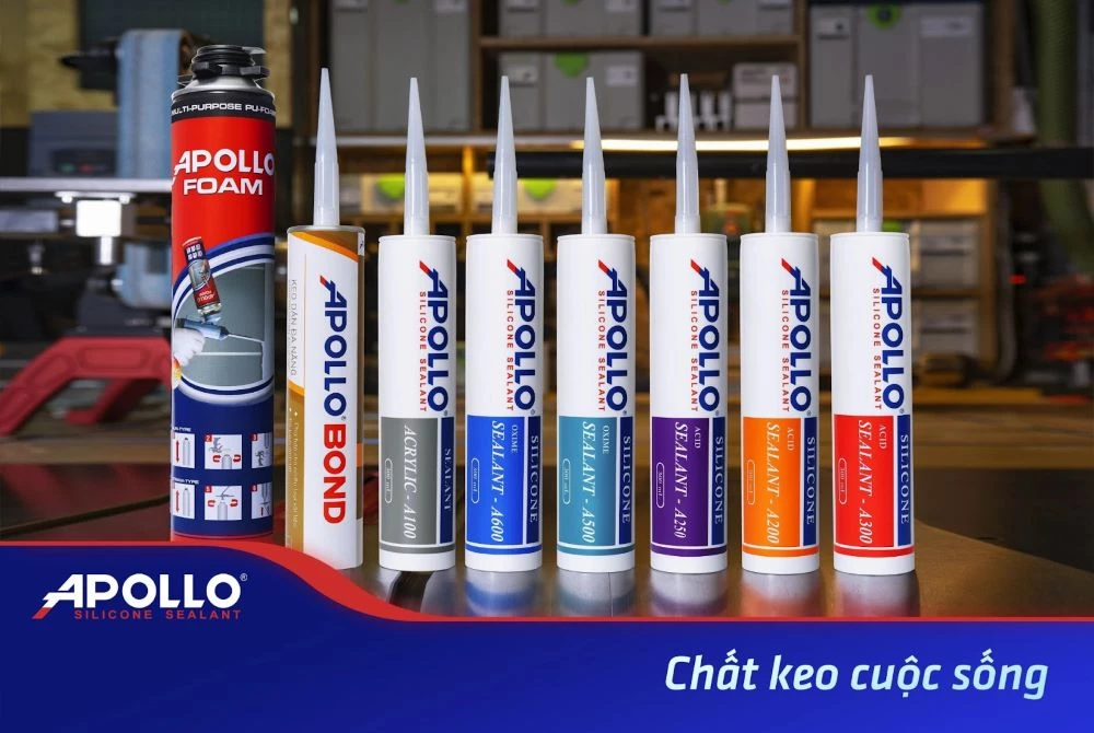 Apollo Silicone thương hiệu thống lĩnh ngành chất trám tại Việt Nam