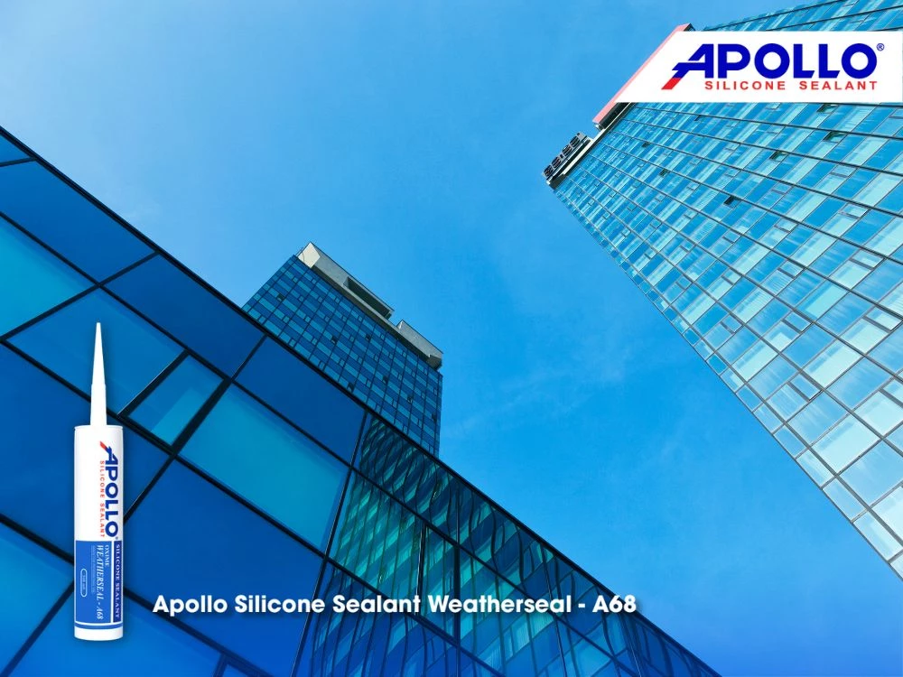 Apollo Silicone Sealant Weatherseal - A68 giúp bảo vệ công trình khỏi các tác động từ thời tiết bên ngoài