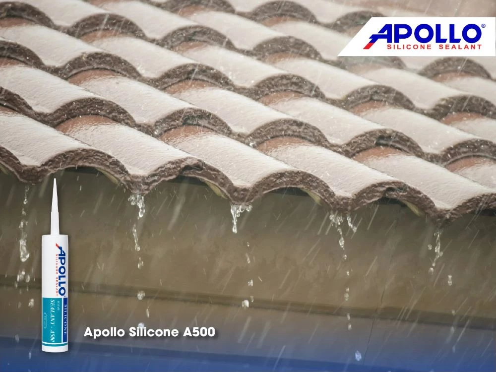 Apollo Silicone A500 đem lại hiệu quả chống thấm cực kỳ tốt cho công trình ngoài trời hay trong nhà
